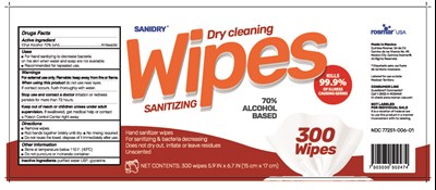 Package Label. Principal Display Panel. (Label Wipes Oh 300 77251 006 01 Copia)